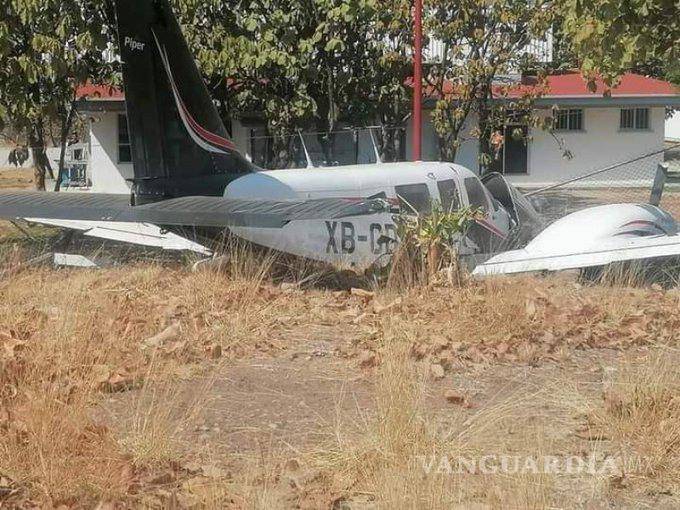 $!Ponce dijo que se debió a factores como el clima y la poca pericia del piloto, quien aparentemente no conocía la pista en la que aterrizaron de manera abrupta