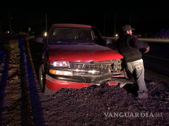 $!Conductor ebrio causa accidente en la carretera a Zacatecas