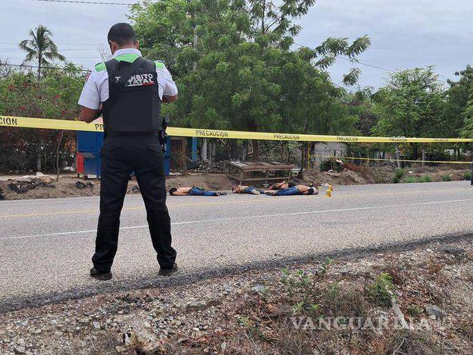 $!Cinco cuerpos fueron abandonados en carretera Acapulco-Zihuatanejo