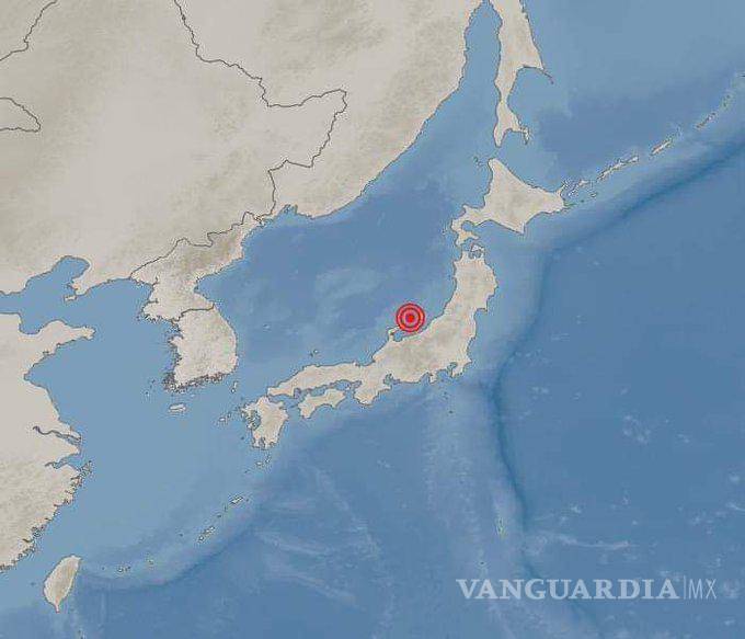 $!Otro sismo azota Japón, ahora de magnitud 6.0; descartan alerta de tsunami