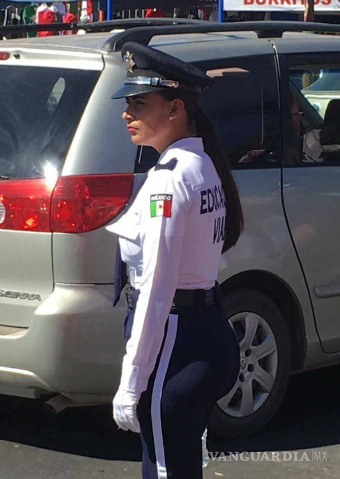 $!Mujer policía de Culiacán sorprende por su atractivo físico