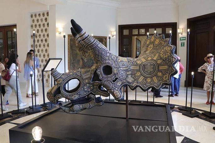 $!Se espera que la exposición Dinos en Los Pinos se quede en el recinto hasta finales de octubre.