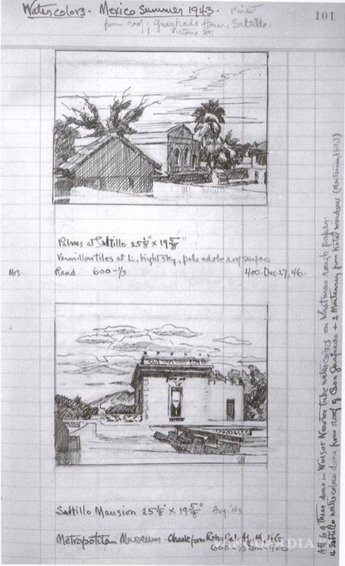 $!Boceto para ‘Saltillo mansion’ y ‘Palms at Saltillo’.