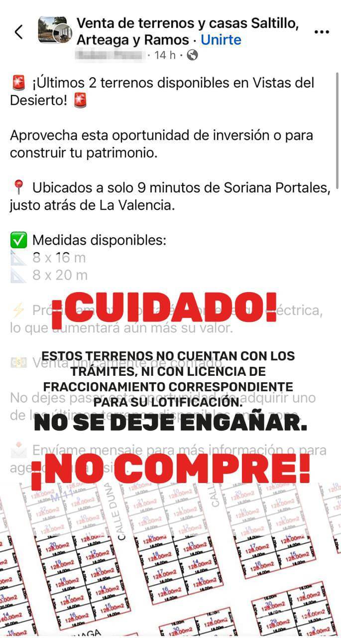 $!Según la autoridad municipal, revisar la situación jurídica y urbana de un predio puede prevenir afectaciones al patrimonio de las familias.