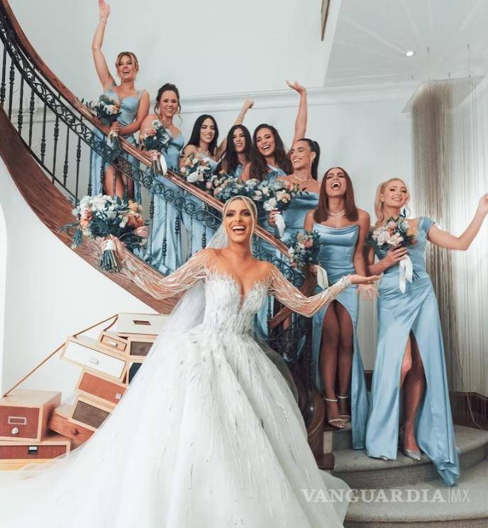 $!Las damas de honor fueron las grandes amigas de Lele Pons.