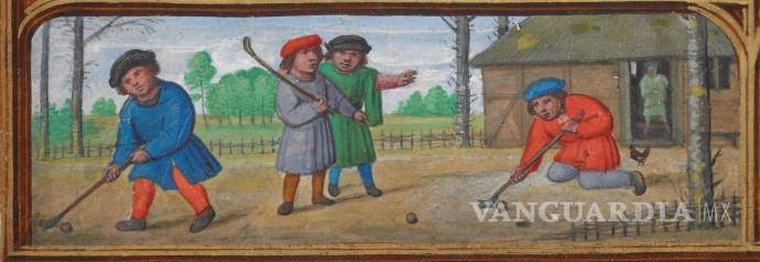 $!Óleo raro de Los chicos McDonald jugando al golf 1741.