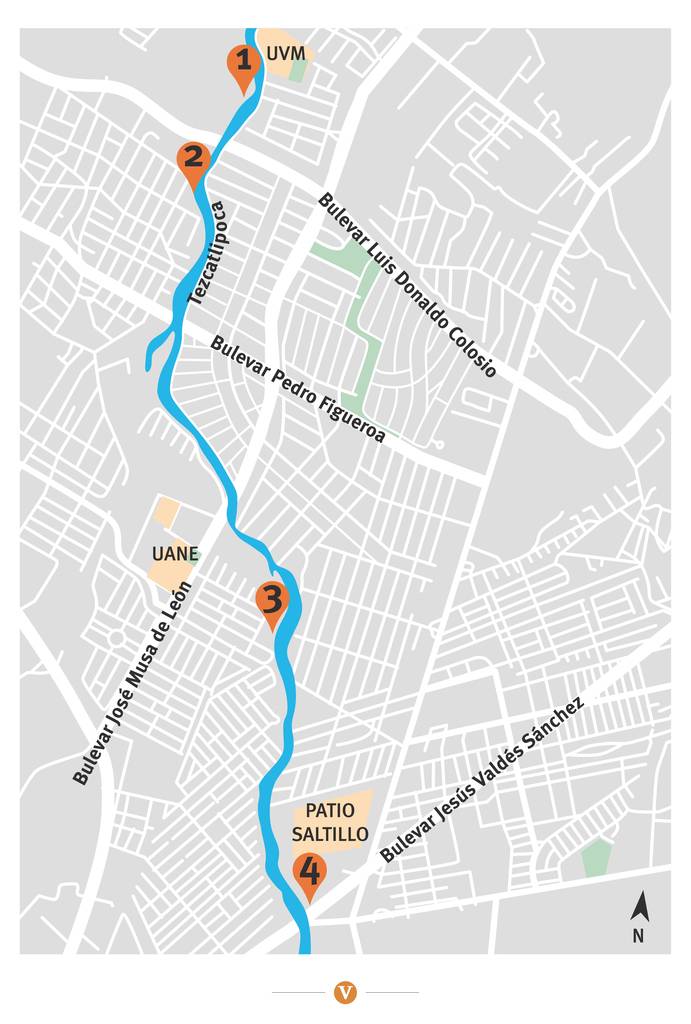 $!Arroyo Ceballos: peligro que ‘navega’ por Saltillo