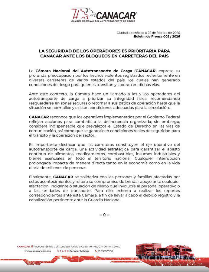 $!Ola de violencia: Empresas de autotransporte cancelan rutas y Capufe cierra plazas de cobro ante ‘narcobloqueos’