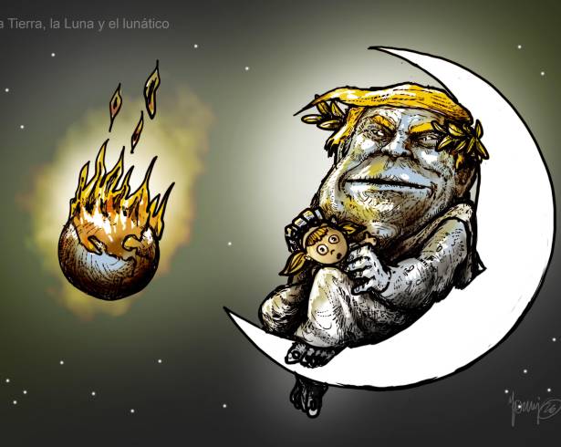 La Tierra, la Luna y el lunático