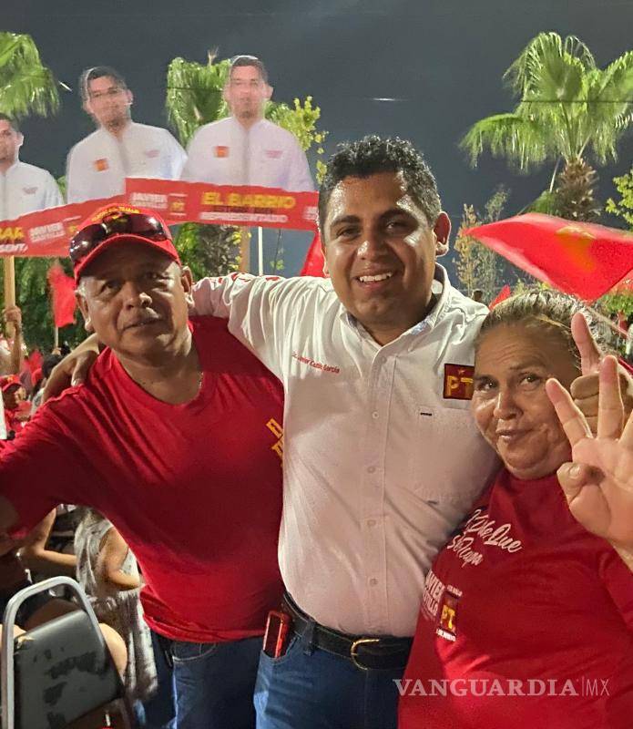 $!“No hay que tenerle tanto amor y apego al poder ni al dinero. Sufragio efectivo, no reelección”, dijo al finalizar su evento el candidato de PT.