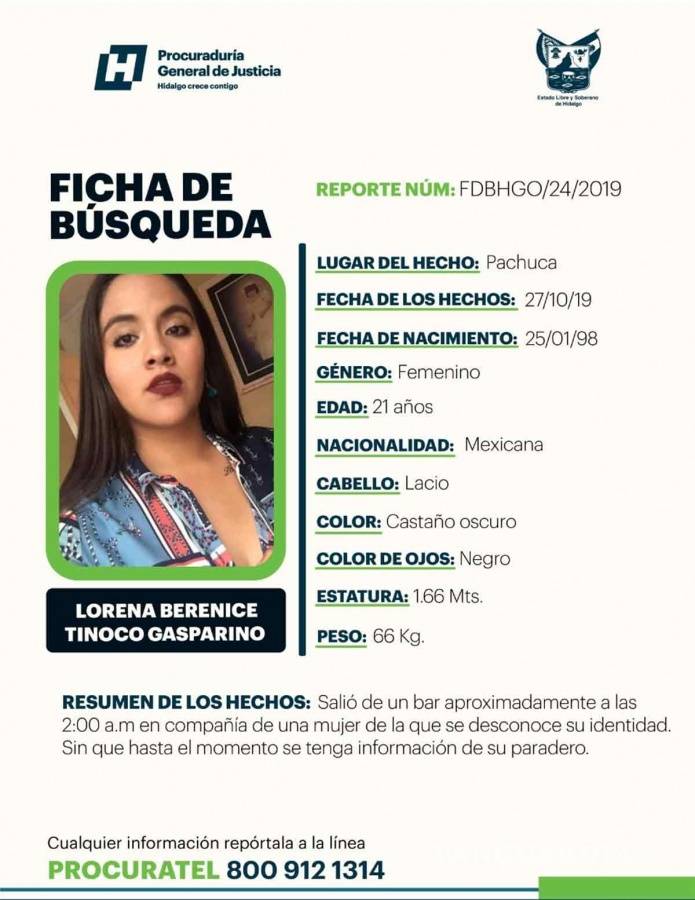 $!Una pareja es detenida por asesinar a alumna de la Universidad Lasalle Pachuca