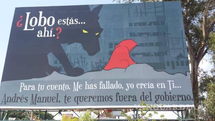 $!Aparecen espectaculares contra AMLO en Guadalajara, ¿quién los financia?