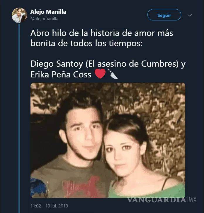 $!El 'sangriento hilo': Diego Santoy Riveroll, 'El Asesino de Cumbres'