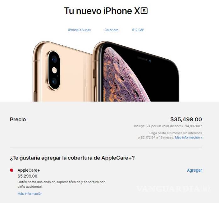 $!Mantener un iPhone XS MAX podría costarte más de 40 mil pesos