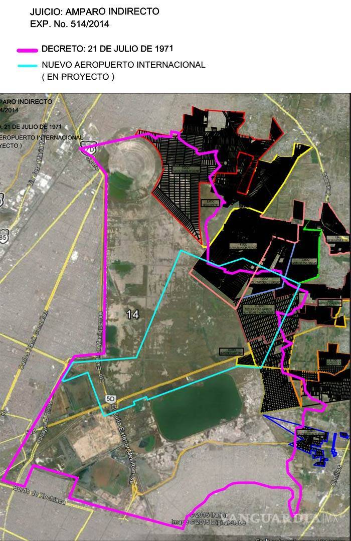 $!Ejidatarios de Atenco acusan que la SCT usurpó 200 hectáreas y para el NAICM