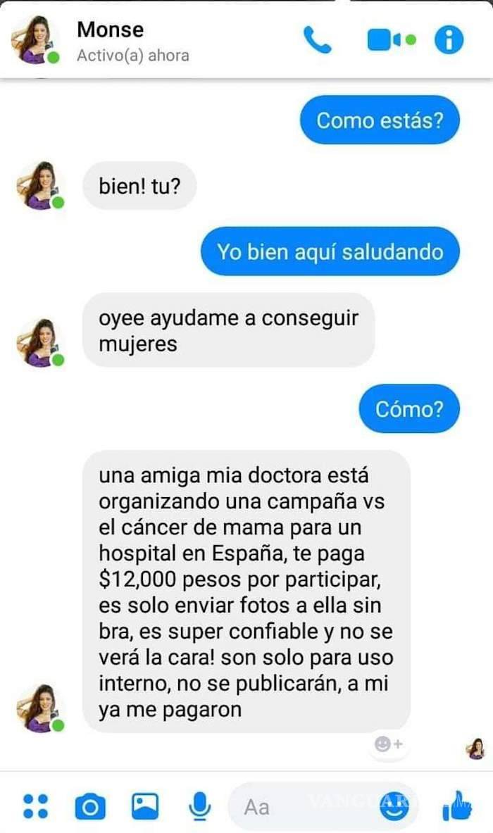 $!Mujeres son engañadas en Facebook y les roban fotos íntimas; era una campaña contra el cáncer de mama, les dijeron