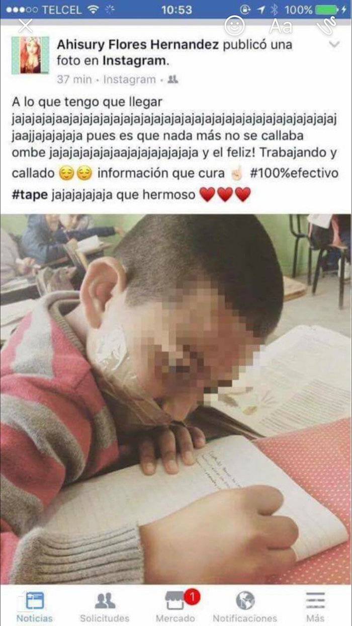 $!Profesora de primaria de Matamoros amordaza a un niño porque 'no se callaba'; es cesada