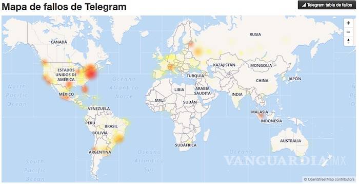 $!Telegram reporta fallos en toda América