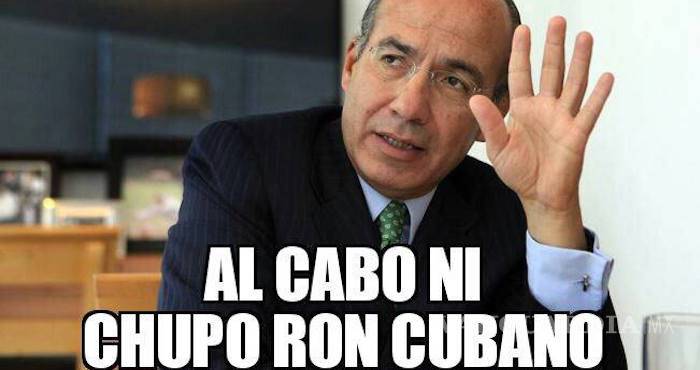 A Felipe Calderón le niegan entrada a Cuba y los memes lo reciben