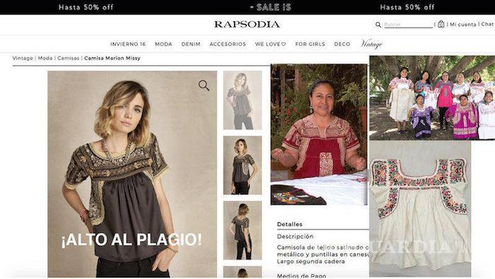 $!Marca de ropa argentina plagia diseños de zapotecas, denuncian miles en Change.org