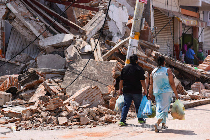 $!Al menos 2.5 millones de personas han sido afectadas por el sismo en Oaxaca y Chiapas