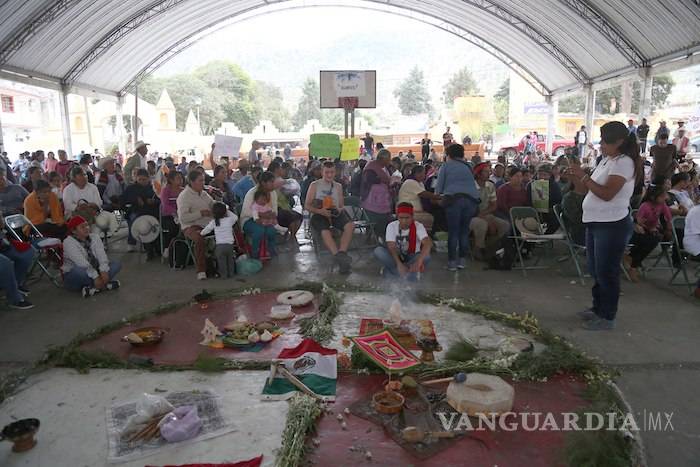 $!Se rebelan indígenas contra minera canadiense en Puebla