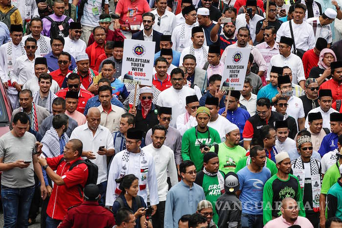 $!Miles protestan en Rabat, Indonesia y Malasia contra decisión de EU sobre Jerusalén