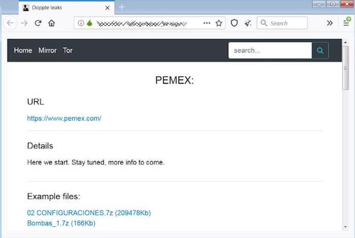 $!Amenazan supuestos hackers que atacaron a Pemex con exhibir datos si el Gobierno no paga un rescate