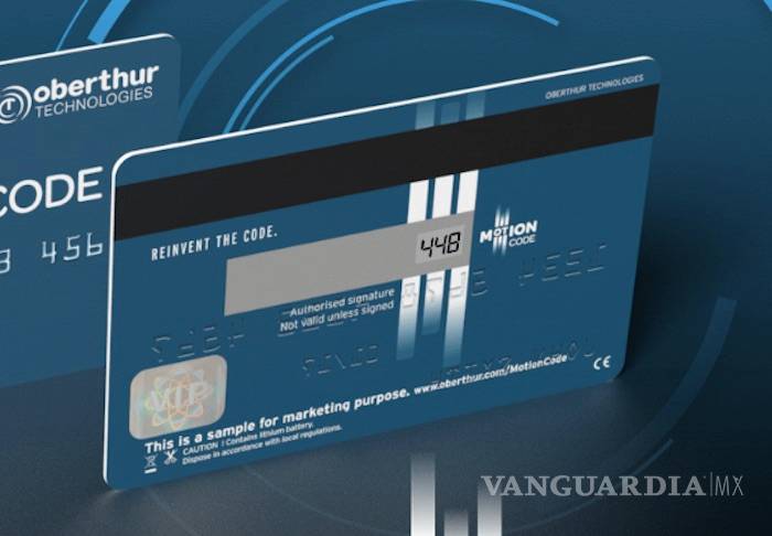 $!MotionCode, tarjeta de crédito y débito antifraude que cambia tu código de seguridad automáticamente