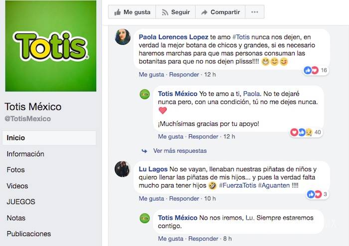 $!Totis aclara rumor de quiebra: “hay botana para rato”