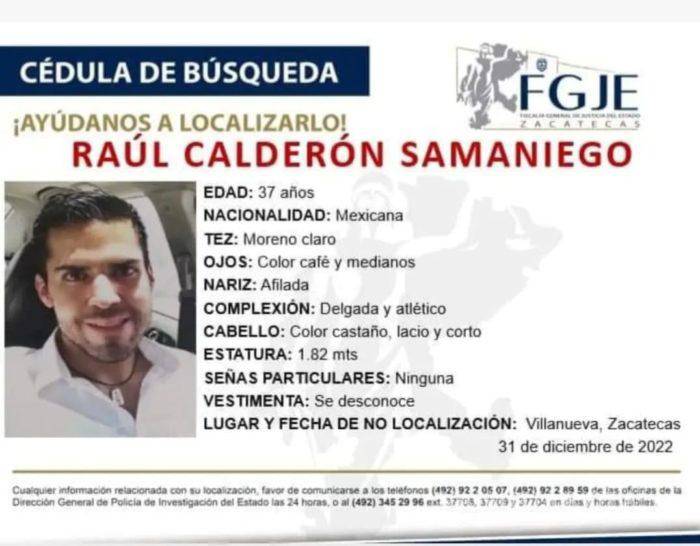 $!Ex integrante de Los Románticos De Zacatecas, Raúl Calderón, es encontrado sin vida