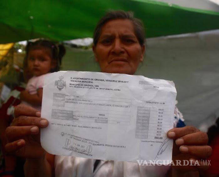 $!Indígena de Veracruz cumple 29 días sin comer; protesta contra abuso policíaco y del Gobierno