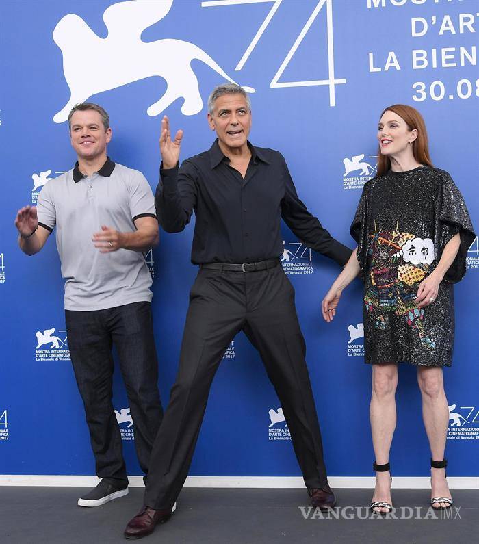 $!"Suburbicon" de George Clooney gustó mucho en Venecia