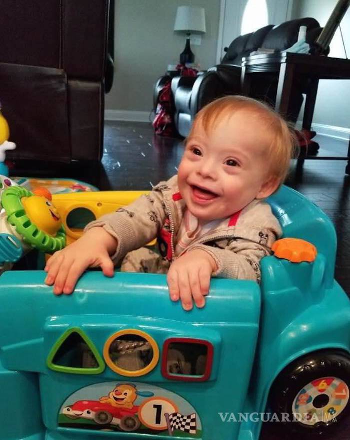 $!Lucas, un pequeño con síndrome de Down, es la nueva imagen de Gerber