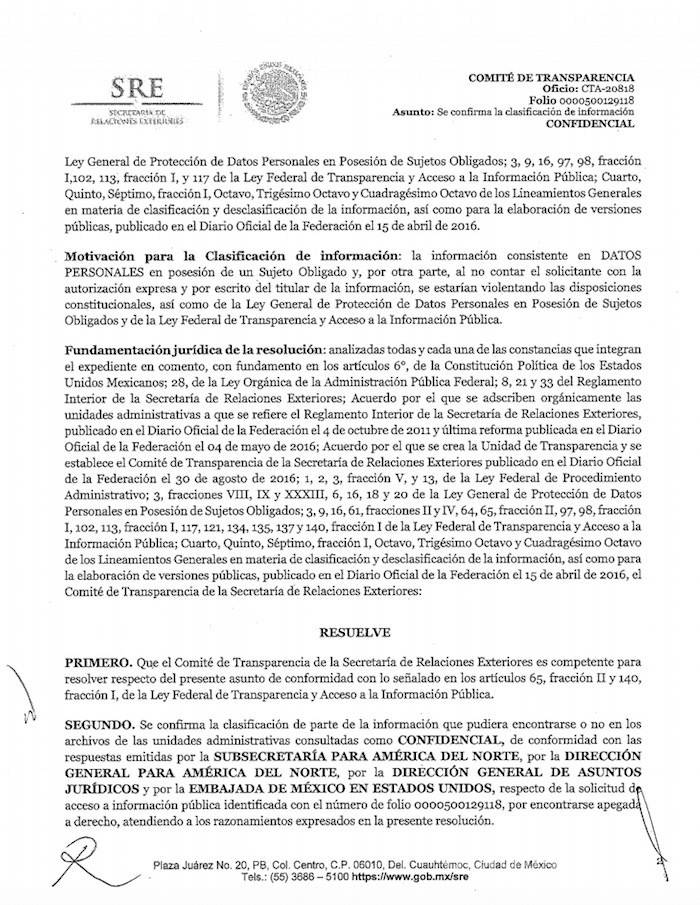 $!¿Tiene Bartlett problemas para ir a EU por el caso Camarena? DEA dice que sí, la SRE cierra archivos