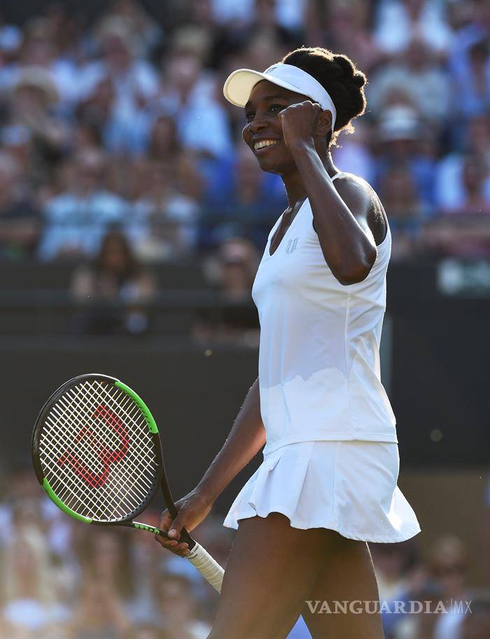 $!Venus Williams, octava finalista de Wimbledon más veterana desde 1994
