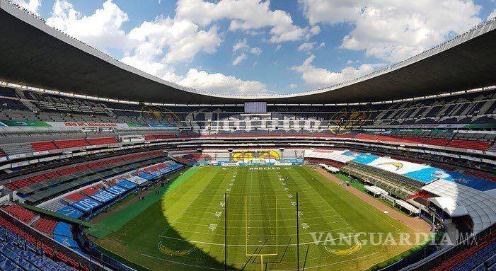 $!Así luce el Estadio Azteca para el juego de la NFL en México