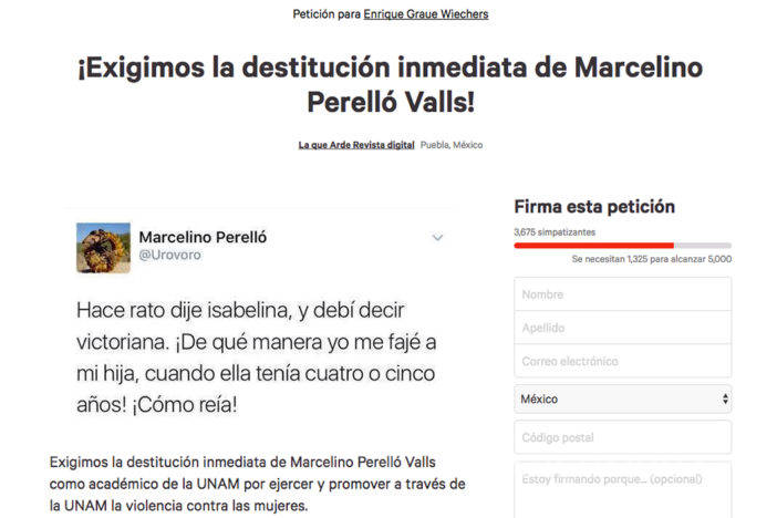 $!Lanzan peticiones para destituir a Marcelino Perelló Valls por comentarios sobre violación