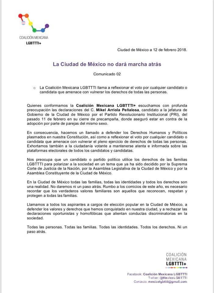 $!No soy ni intolerante ni homofóbico: Mikel Arriola