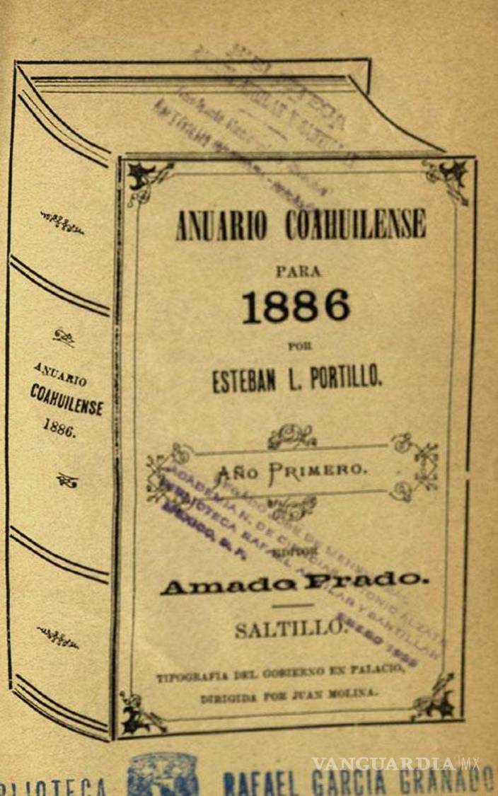 $!Obras escritas en 1886 por Esteban Luna Portillo.