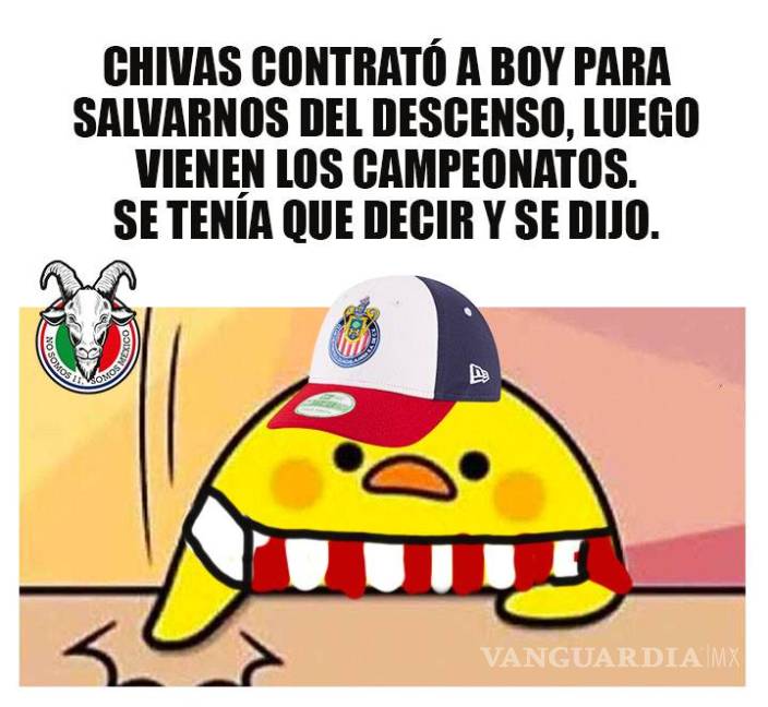 $!Los memes de la llegada de Tomás Boy a Chivas