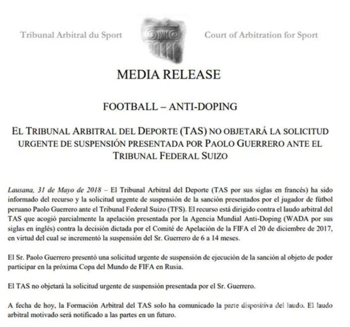 $!¡Perú está de fiesta! Paolo Guerrero sí estará en Rusia 2018