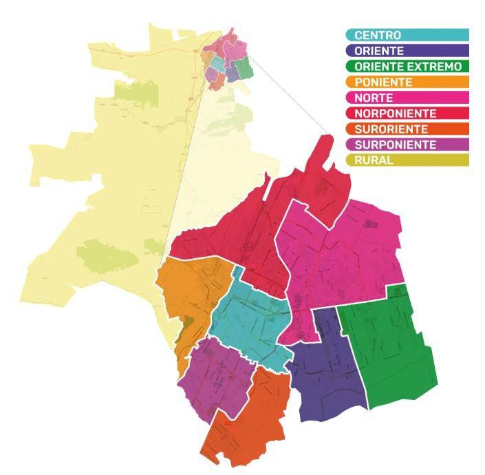 $!Así es la división de sectores del programa de participación ciudadana.