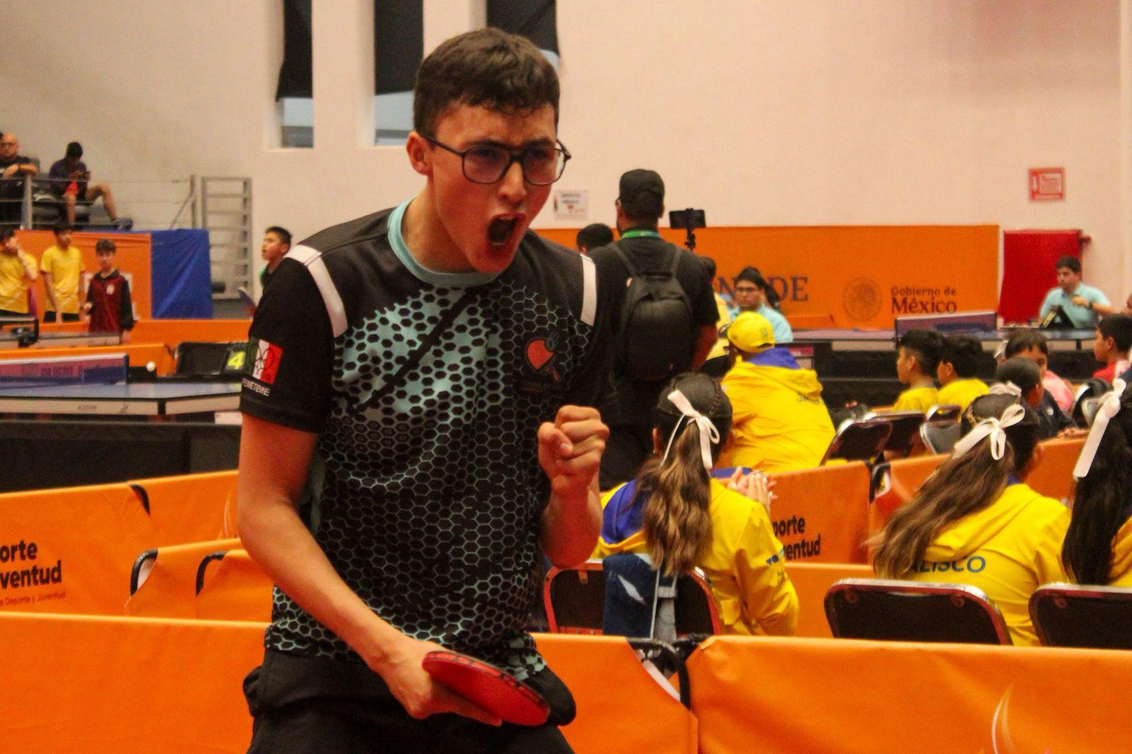 Coahuila gana bronce en tenis de mesa Sub 19 de la Olimpiada Nacional 2026