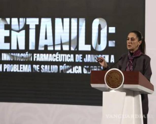 Fotografía tomada durante una conferencia matutina en el Palacio Nacional.