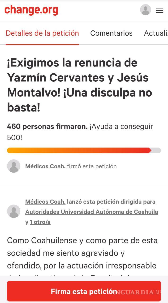 $!Recolectan firmas para exigir renuncia de directora de la FCA de la UAdeC