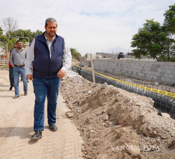 $!El Gobierno de Ramos Arizpe ejecutó 33 obras de construcción y rehabilitación de redes de drenaje sanitario.
