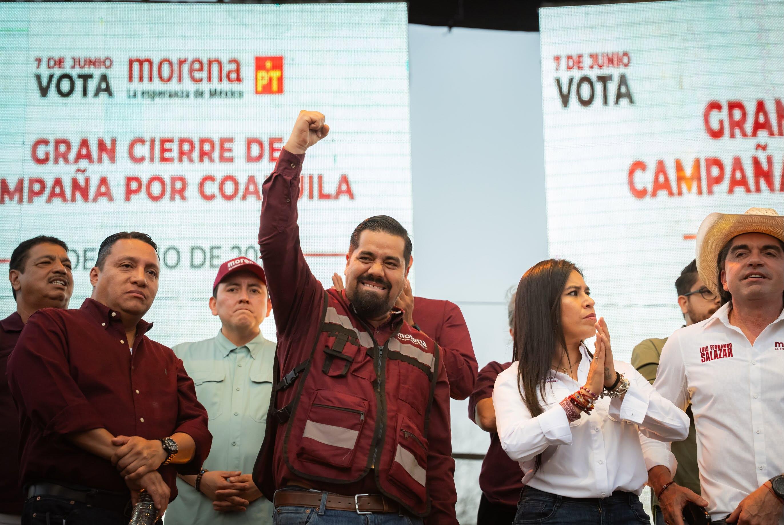 Morena Coahuila: Diego del Bosque y Américo Villarreal, en ruta para salir en septiembre