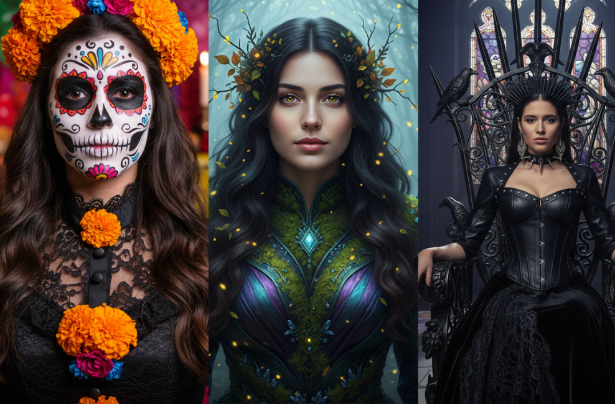 Descubre cómo crear imágenes personalizadas de Halloween y Día de Muertos con inteligencia artificial usando prompts de Gemini IA de Google para lograr estilos terroríficos, divertidos o modernos.