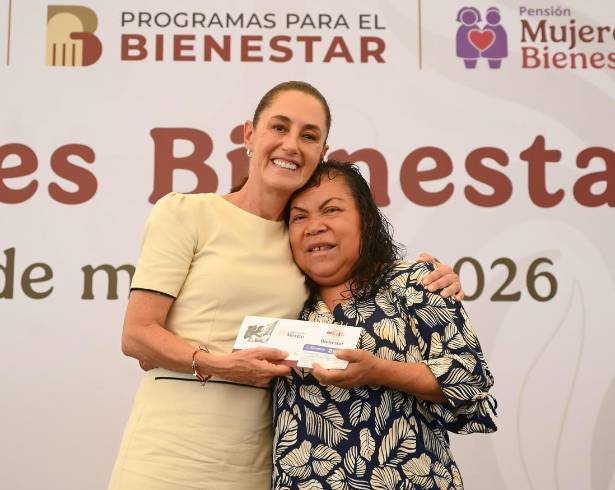 La Pensión Mujeres Bienestar entrega 3 mil 100 pesos cada dos meses a mexicanas de 60 a 64 años.